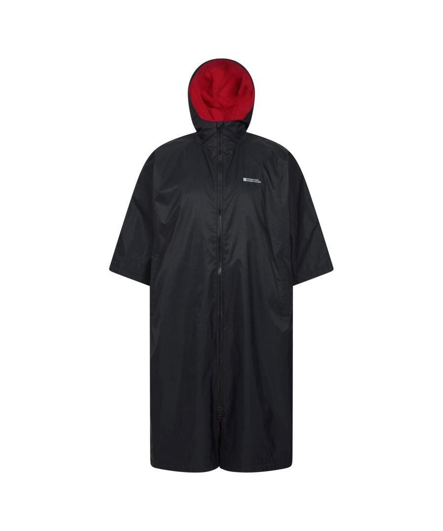 Mountain Warehouse Mens Coastline Water Resistant Changing Robe (Black) - Size Small