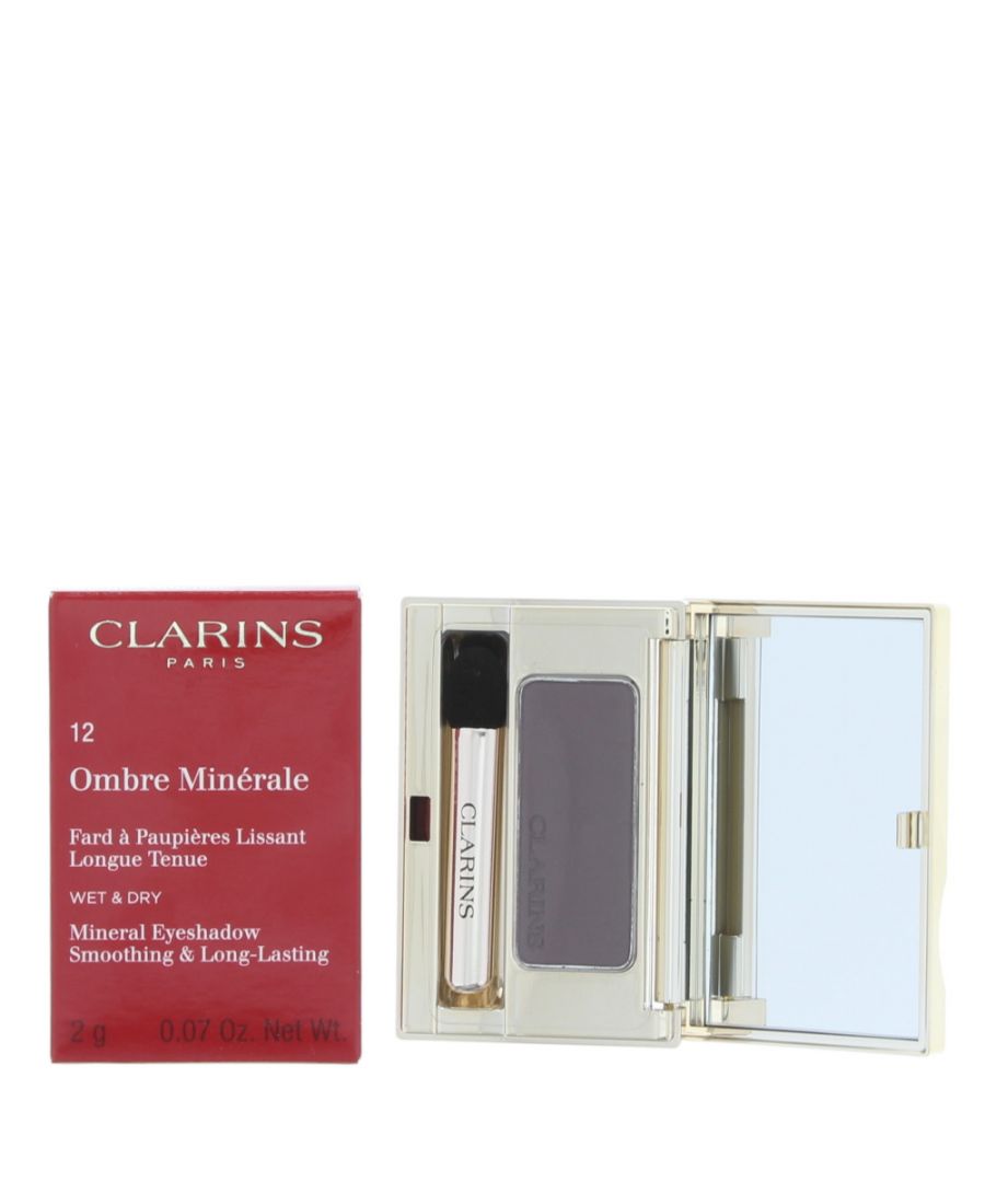 Image for Clarins Ombre Minérale Smoothing & Long-Lasting 12 Aubergine Eye Shadow 2g