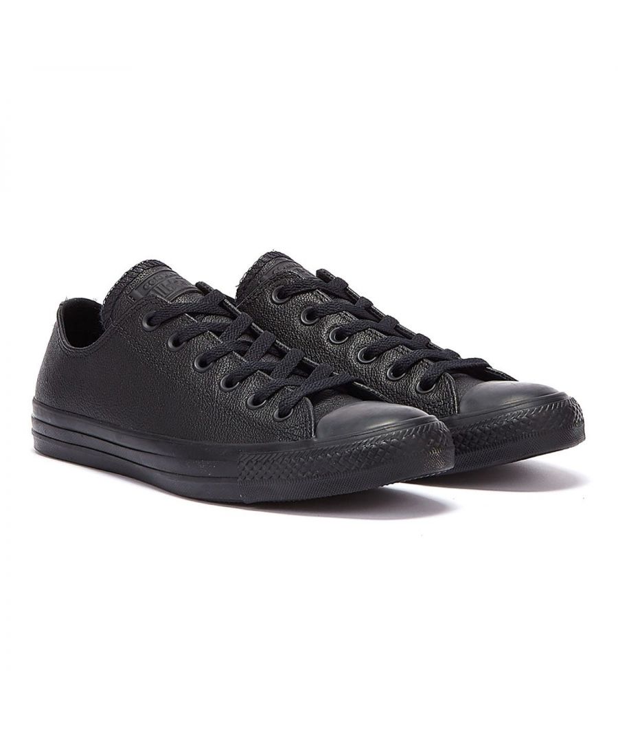 The timeless and stylish Converse All Star OX trainer is another classic for the collection. A black leather upper, rubber sole and finished with the iconic All Star branding to the heel and tongue.