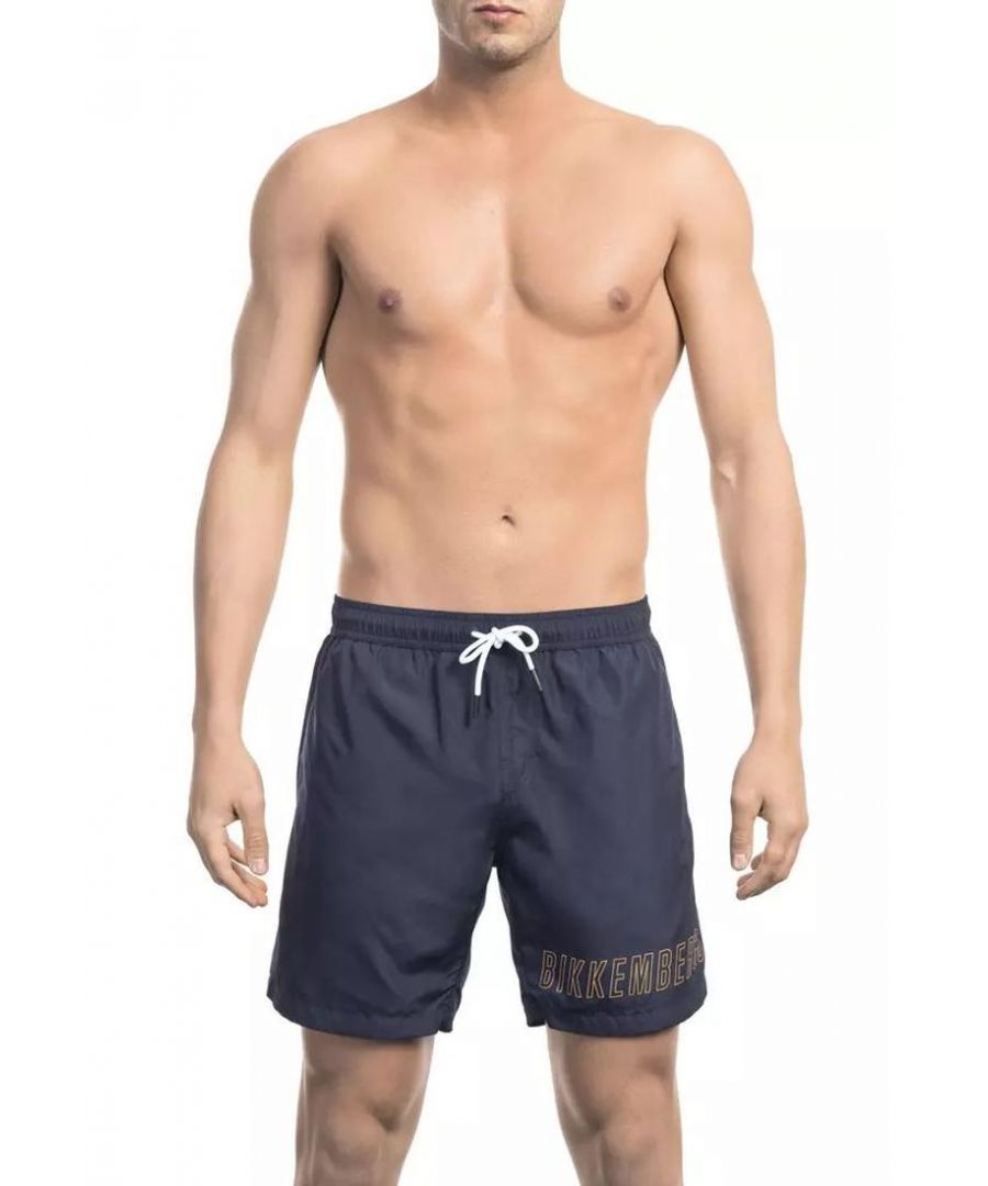 Bikkembergs Mens Blue Swimwear - Size Medium