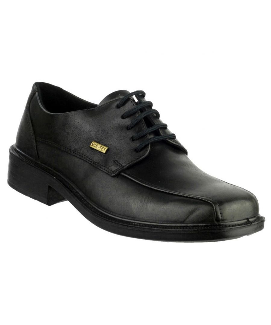 Image for Cotswold Mens Stonehouse 2 Grain Leather Shoes (Black)