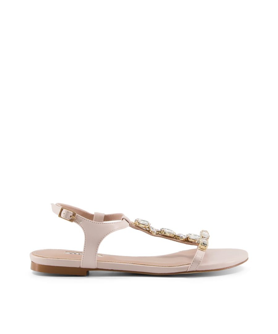 Image for Dune Ladies NICKYS Gem Embellished Flat Sandals