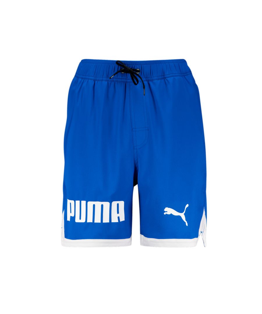 Puma Mens Swim Shorts - Blue - Size Large