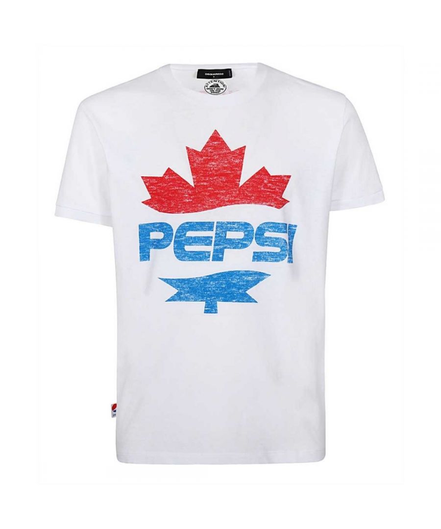 Dsquared2 x Pepsi Maple Leaf White T-Shirt