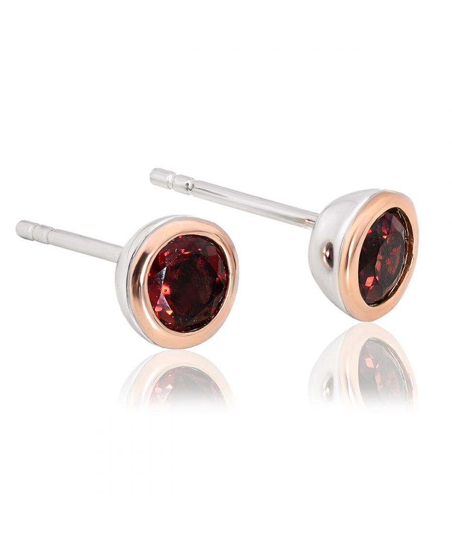 Image for Garnet January Birthstone Earrings
