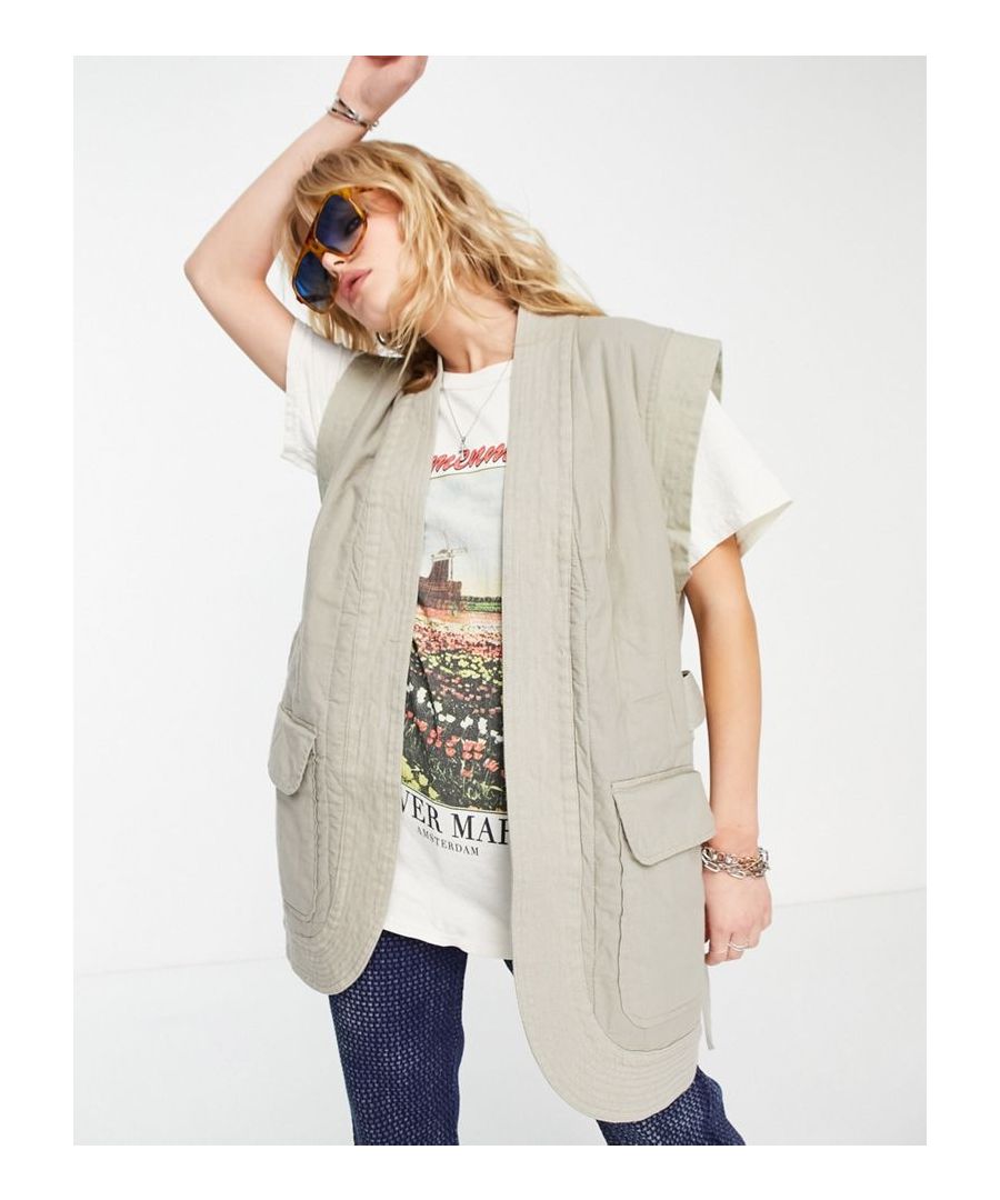 Jacket by Topshop That new-jacket feeling Open front Side pockets Tie waist Regular fit  Sold By: Asos