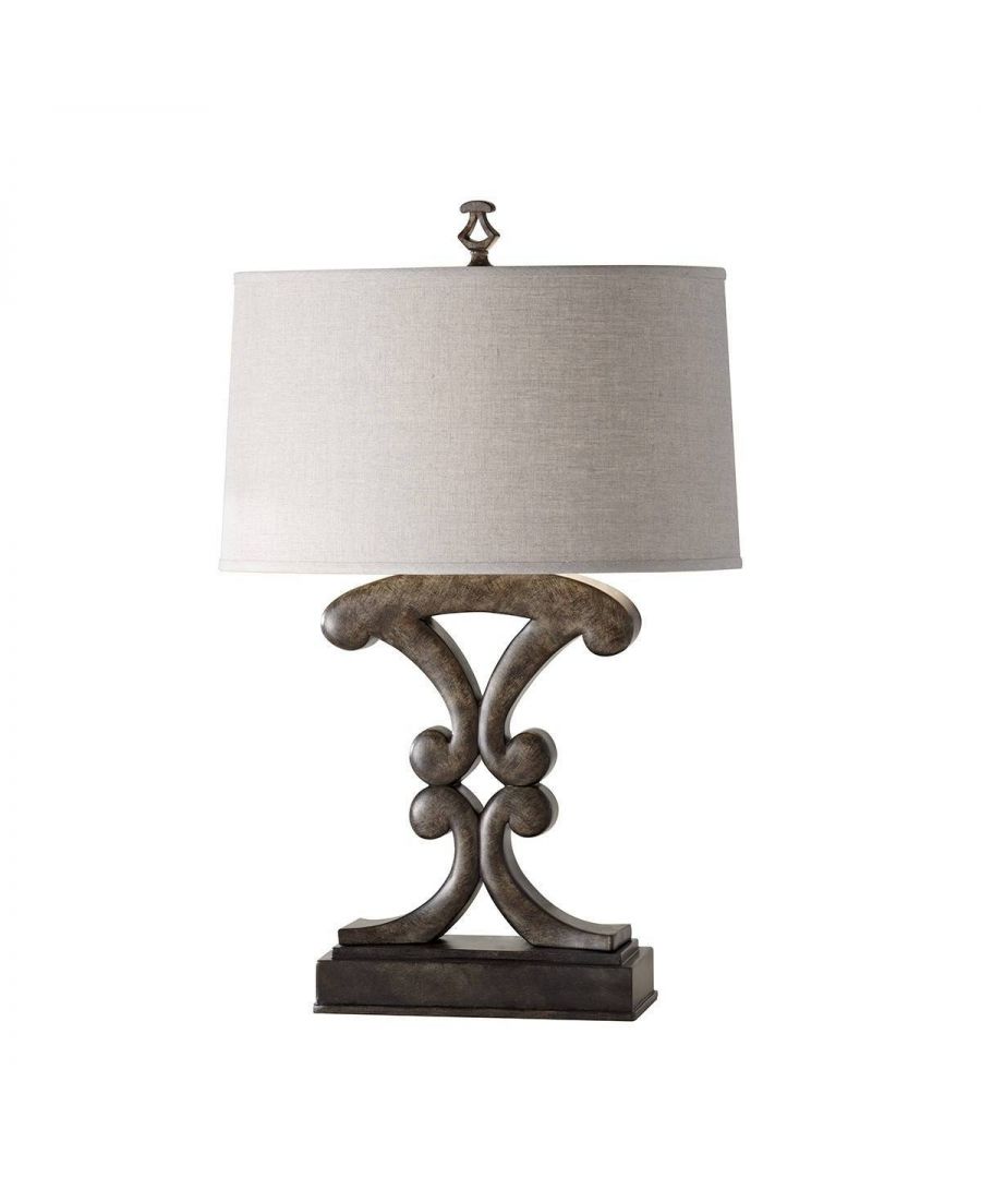 Image for 1 Light Table Lamp Weathered Black, E27