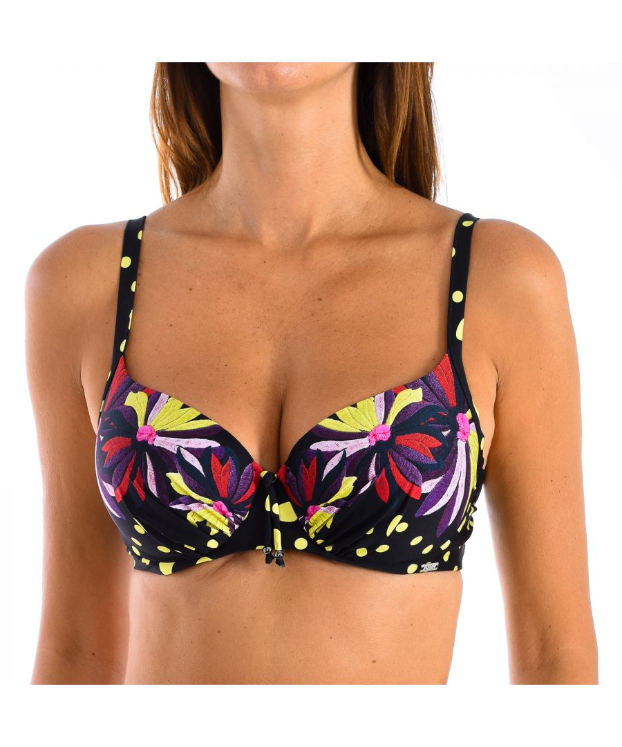 ORY Womenss bikini top W230725 - Black Polyamide - Size EU 48 (Womens)