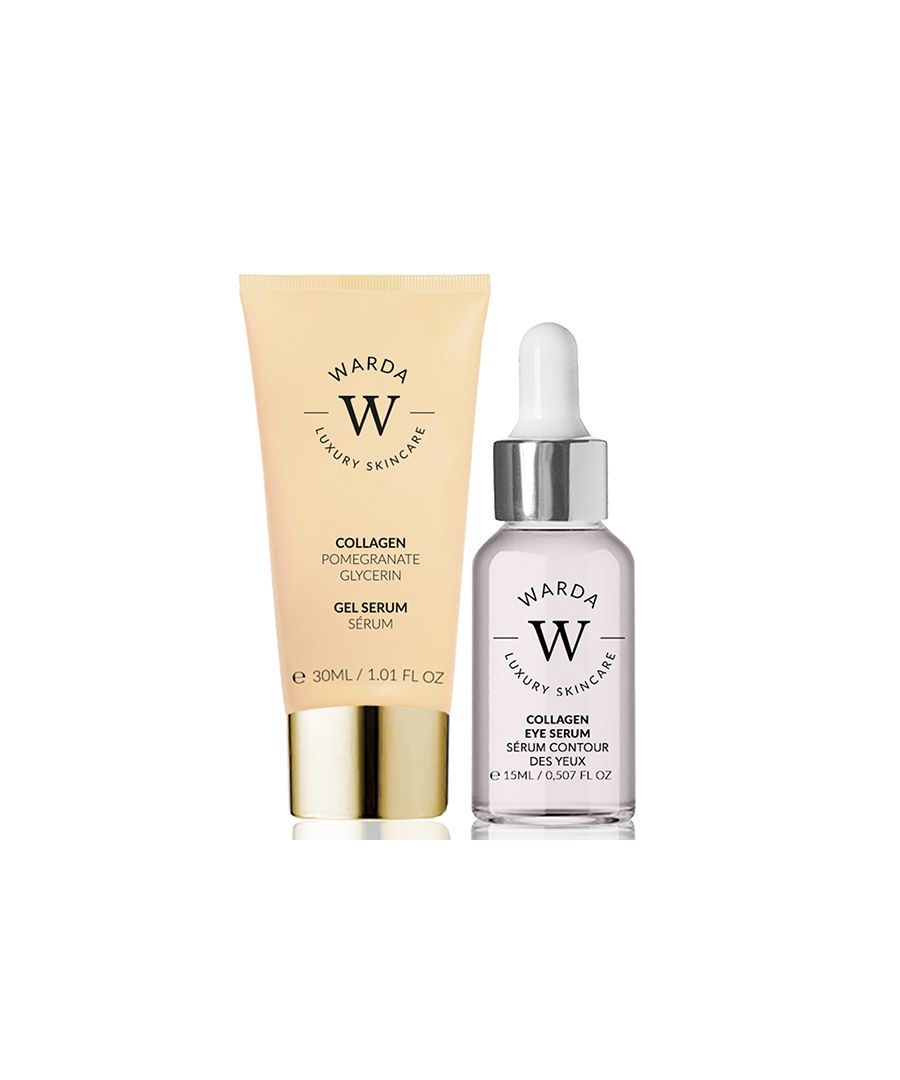 Skin Lifter Boost Collagen Eye Serum 15m + Skin Lifter Boost Collagen Gel Serum 30ml. A lightweight gel face serum that helps to rejuvenate the skin. The serum contains hydrolysed collagen, glycerin, castor oil pomegranate extract.