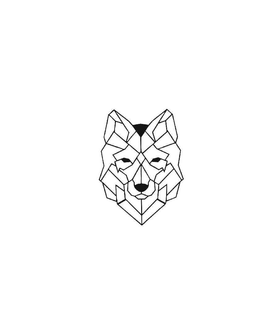 Image for HOMEMANIA Wolf Wall Decoration, in Black