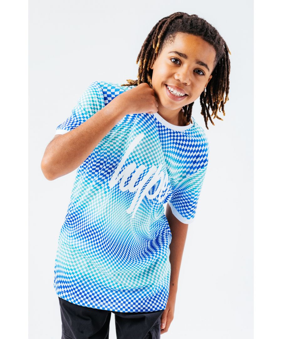 Image for Hype Checker Fade Kids T-Shirt