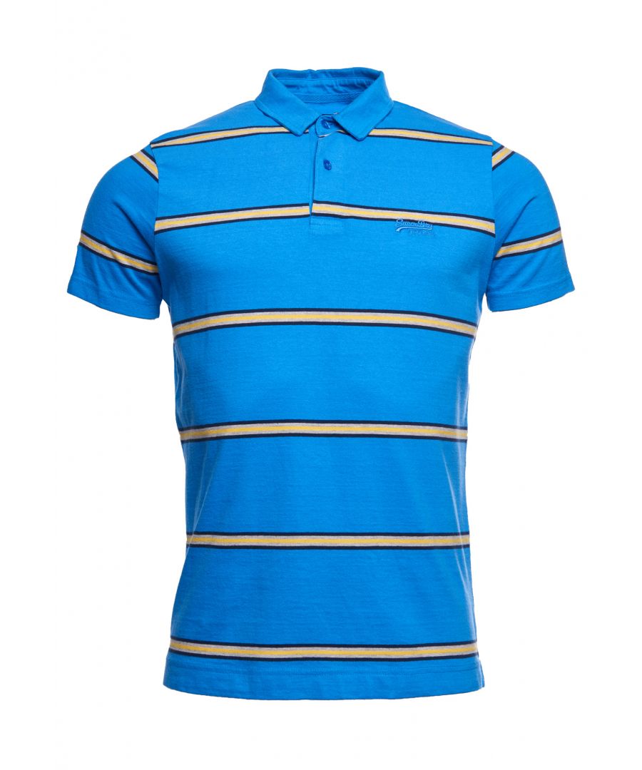You can never have too many polo shirts. Update your collection with the Academy Stripe Polo Shirt, guaranteed to elevate your wardrobe.Slim fit – designed to fit closer to the body for a more tailored look100% organic cottonSingle collarHalf button fasteningShort sleevesStripe designEmbroidered signature logoMade with organic cotton grown using natural rather than chemical pesticides and fertilisers. The healthier soil this creates uses up to 80% less water which is better for our planet and for the farmers who grow it.