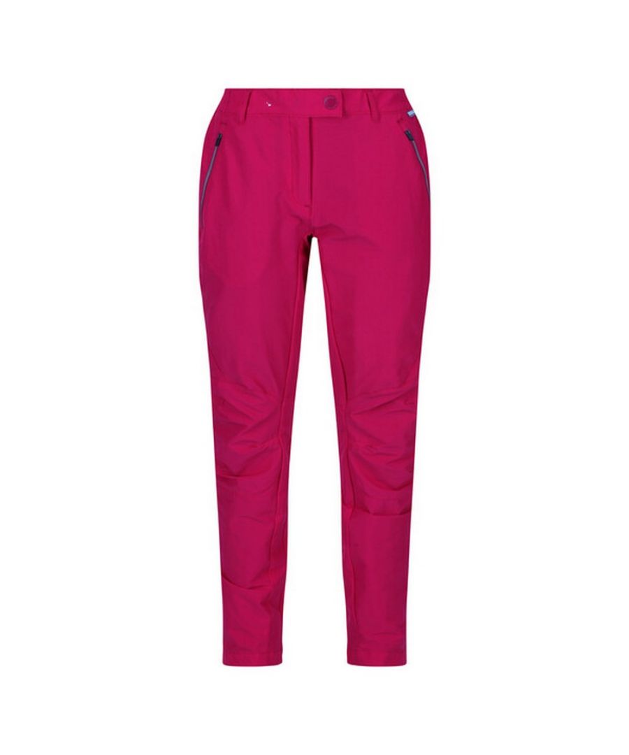 Image for Regatta Womens/Ladies Highton Walking Trousers (Dark Cerise)