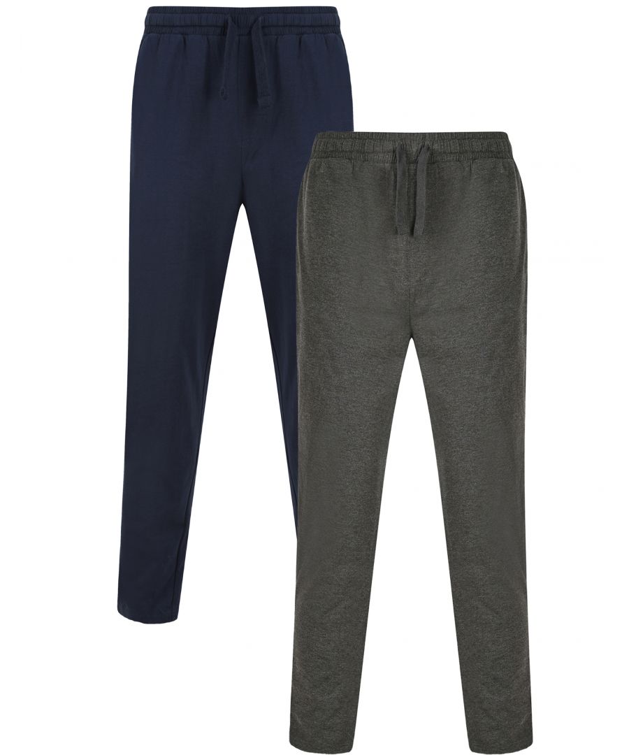 This 2 pack from Threadbare comprises of two pairs of pyjama pants. These pants are super comfortable and perfect for lounging at home or bedtime.