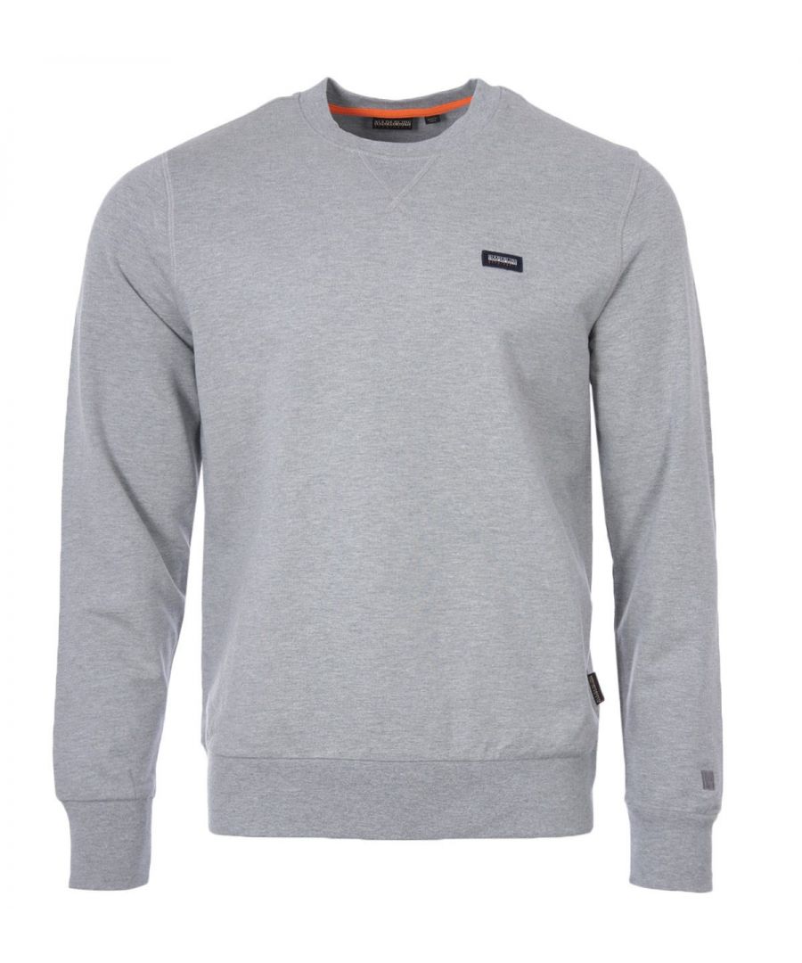Add a touch of style to your essential wardrobe with the Rhemes Crew Neck Sweatshirt from Napapijri. Crafted from a stretch Supima cotton that provides a super soft feel for optimum comfort. This practical yet premium sweatshirt features a ribbed crew neck collar, v-neck stitching, long sleeves and ribbed trims. Finished with the iconic Napapijri logo patch at the chest.Supima cotton - a rare type of superior cotton which is strong, soft, and colour retentive, that gets softer with every wash.Regular Fit, Stretch Supima Cotton, Ribbed Crew Neck, V-Neck Stitching, Long Sleeves, Ribbed Cuffs & Hem, Napapijri Branding. Style & Fit:Regular Fit, Fits True to Size. Composition & Care:95% Cotton, 5% Elastane, Machine Wash .