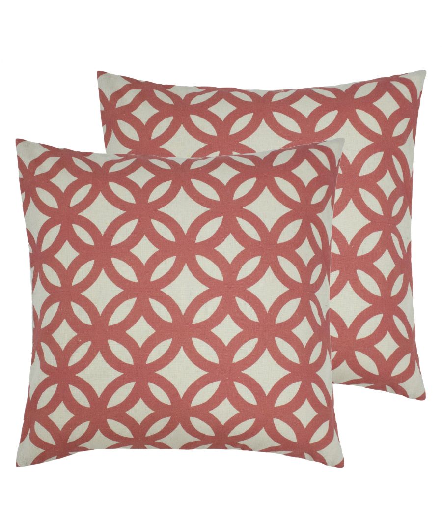 Invite some life into your interior with these geometric printed linen-look cushions. Perfect for spring and complete with different patterns, these designs will be sure to catch some attention and fit well within any modern interior.