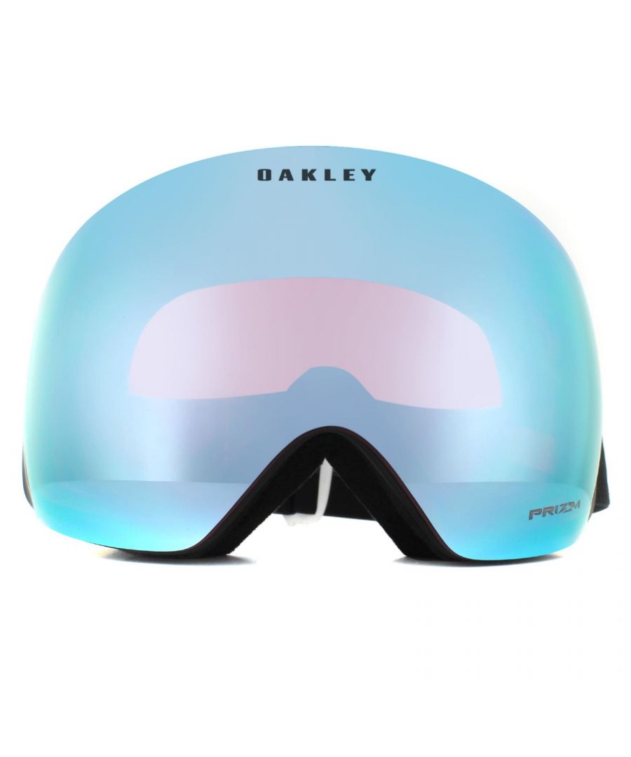 Image for Oakley Ski Goggles Flight Deck OO7050-83 Factory Pilot Black Prizm Snow Sapphire Iridium