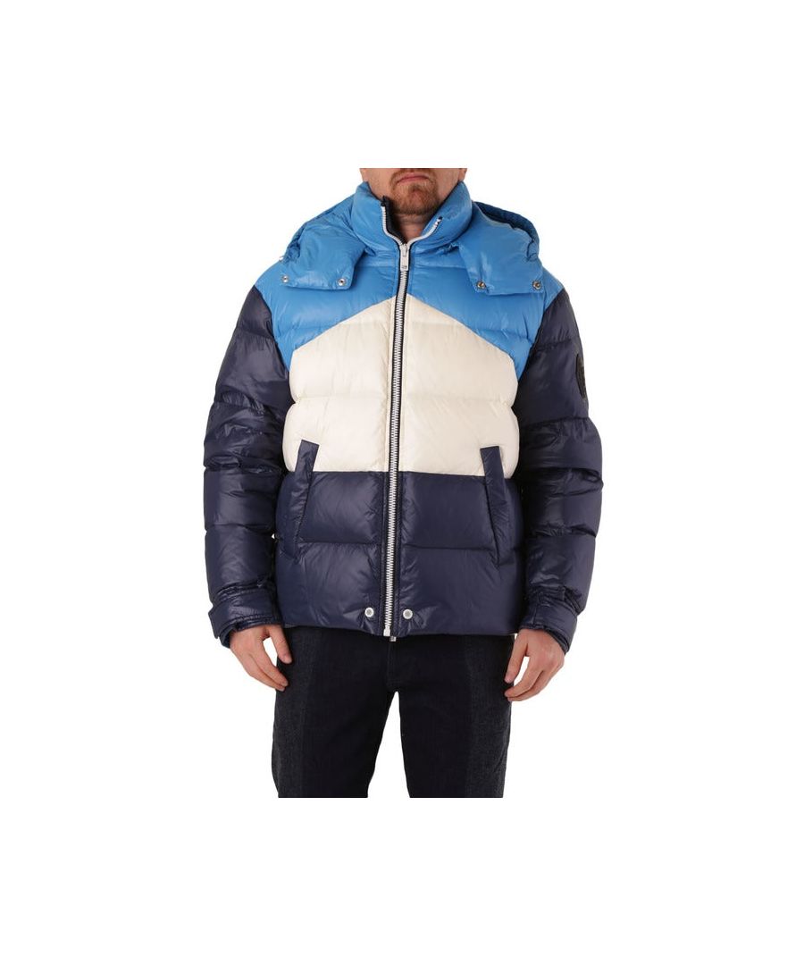 Diesel W-Smith-YA-WH Blue Puffer Jacket