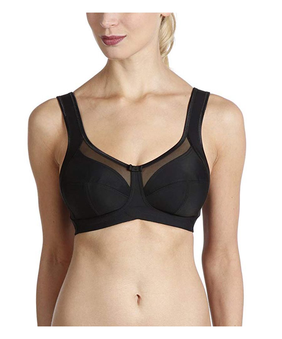 Anita Clara, feel comfortable all day long with this beautiful soft comfort bra.  Non wired three-section cups provide you with full coverage and excellent support! Fully adjustable straps are softly padded preventing digging in.  A must have in your favourite lingerie collections.