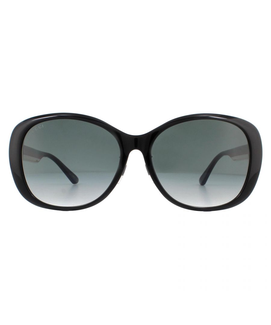 Image for Gucci Sunglasses GG0849SK 002 Black Grey Gradient