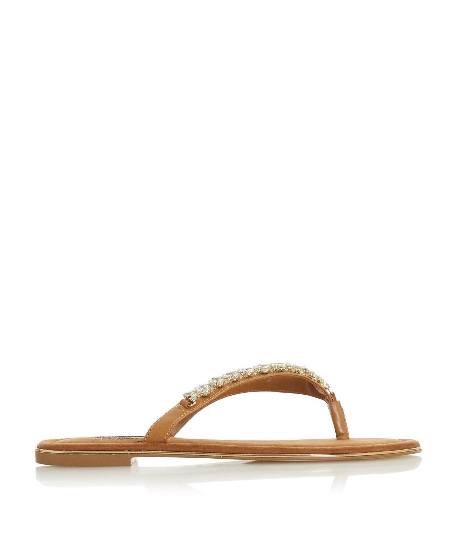 Image for Dune Ladies NEWBEYS  Embellished Flat Sandals