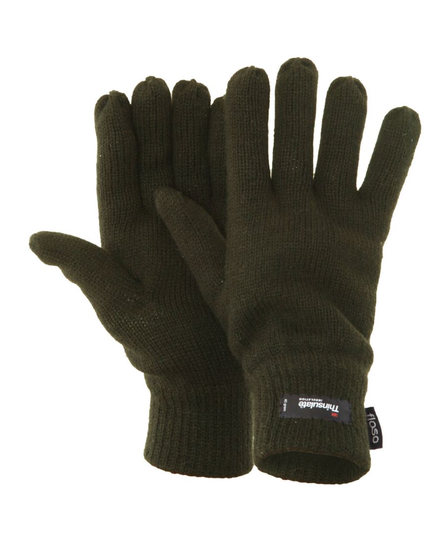 Great quality thinsulate gloves. Fibre: outer 100% Acrylic. Interlining c40 premium thinsulate 65% Polypropylene, 35% Polyester. Lining 100% Polyester. Machine washable. Ideal for wearing in the cold weather. Keeps your hands nice and warm.