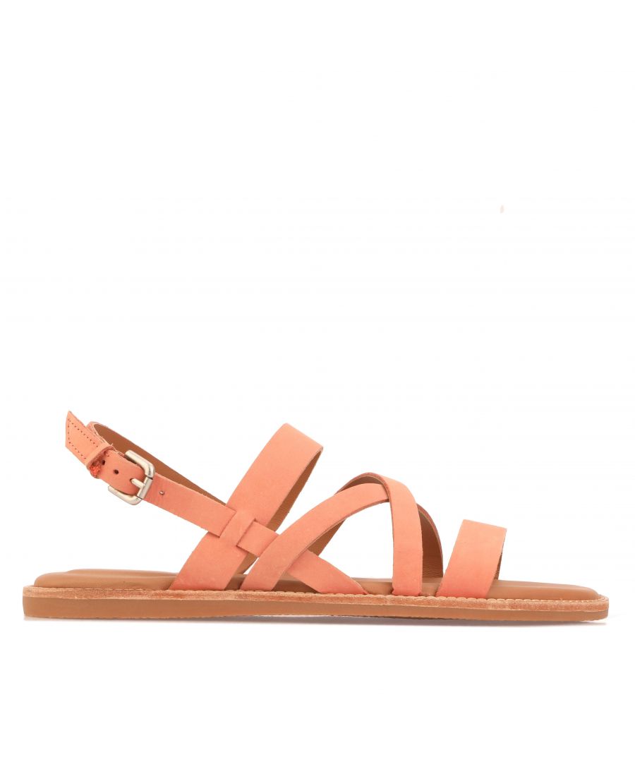 Clarks Karsea Sun Light sandalen voor dames, koraalrood