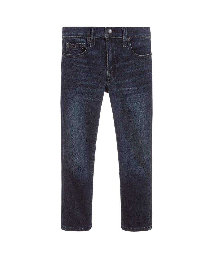 Image for Ralph Lauren Boy's Skinny Denim Jeans Blue