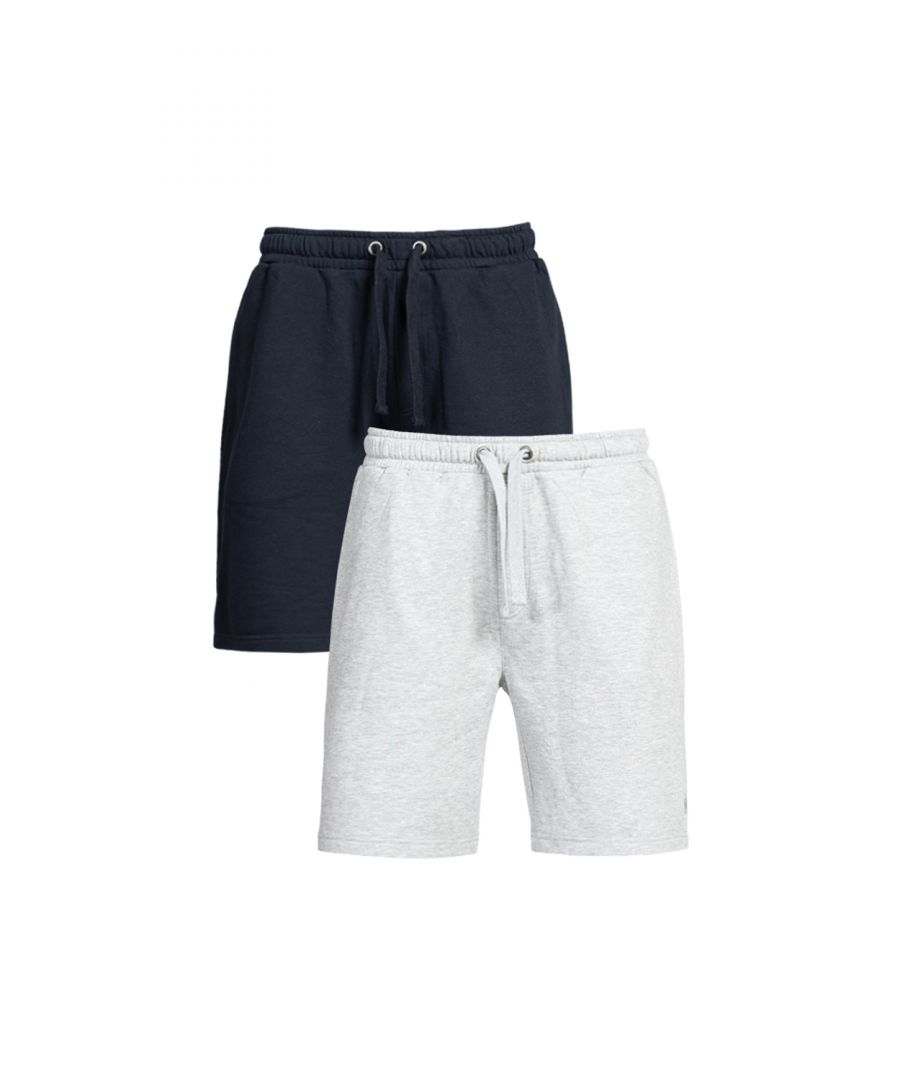 This 2 pack of jersey shorts from French Connection offers great value. The shorts feature an elasticated waistband, drawcord, two side pockets, one back pocket and French Connection rubber logo. Made from cotton blend fabric to ensure comfortable wear.