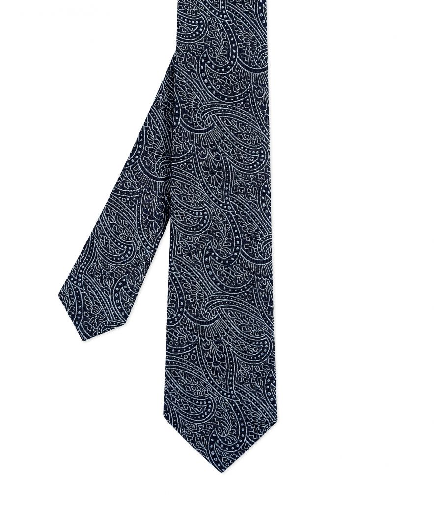 Image for Ted Baker Expect Paisley 7Cm Tie, Navy