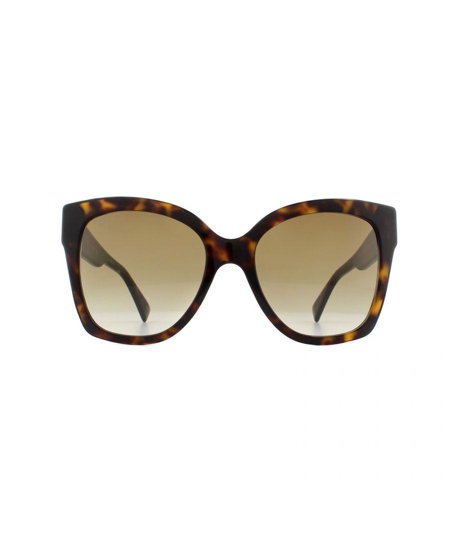 Image for Gucci Sunglasses GG0459S 002 Havana Brown Gradient