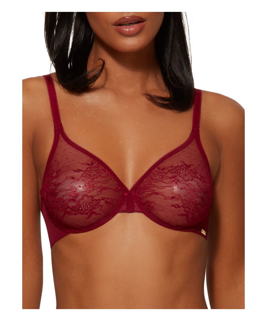 Gossard Glossies Lace Moulded Bra. With moulded lace, multiway back and an inner sling. Product is made of Polyamide, Polyester, Elastane and is hand-wash only.
