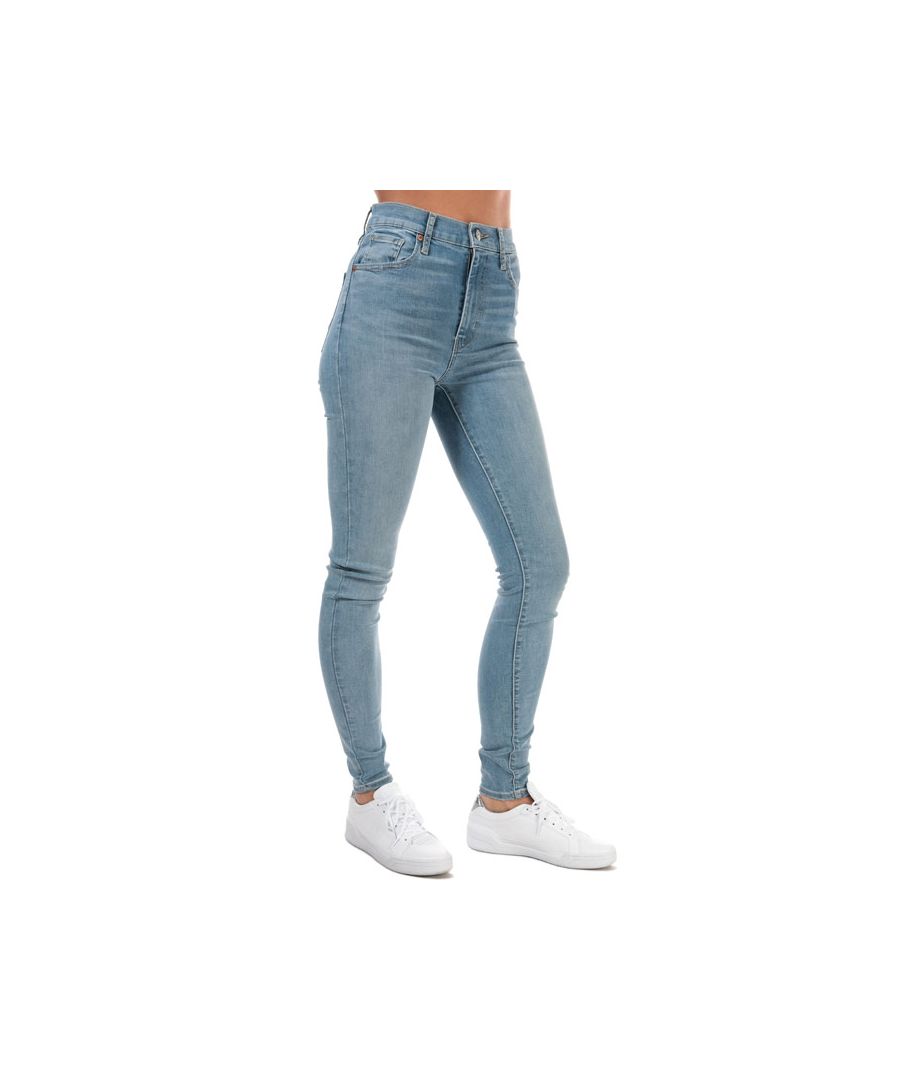 Image for Women's Levis Mile High Super Skinny Jeans in Light Blue