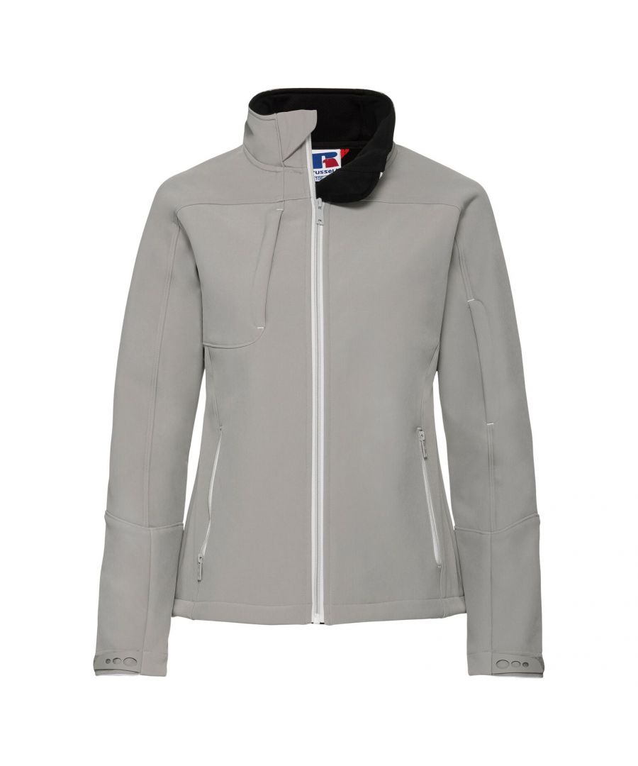 Russell Women/Ladies Bionic Softshell Jacket (Stone)