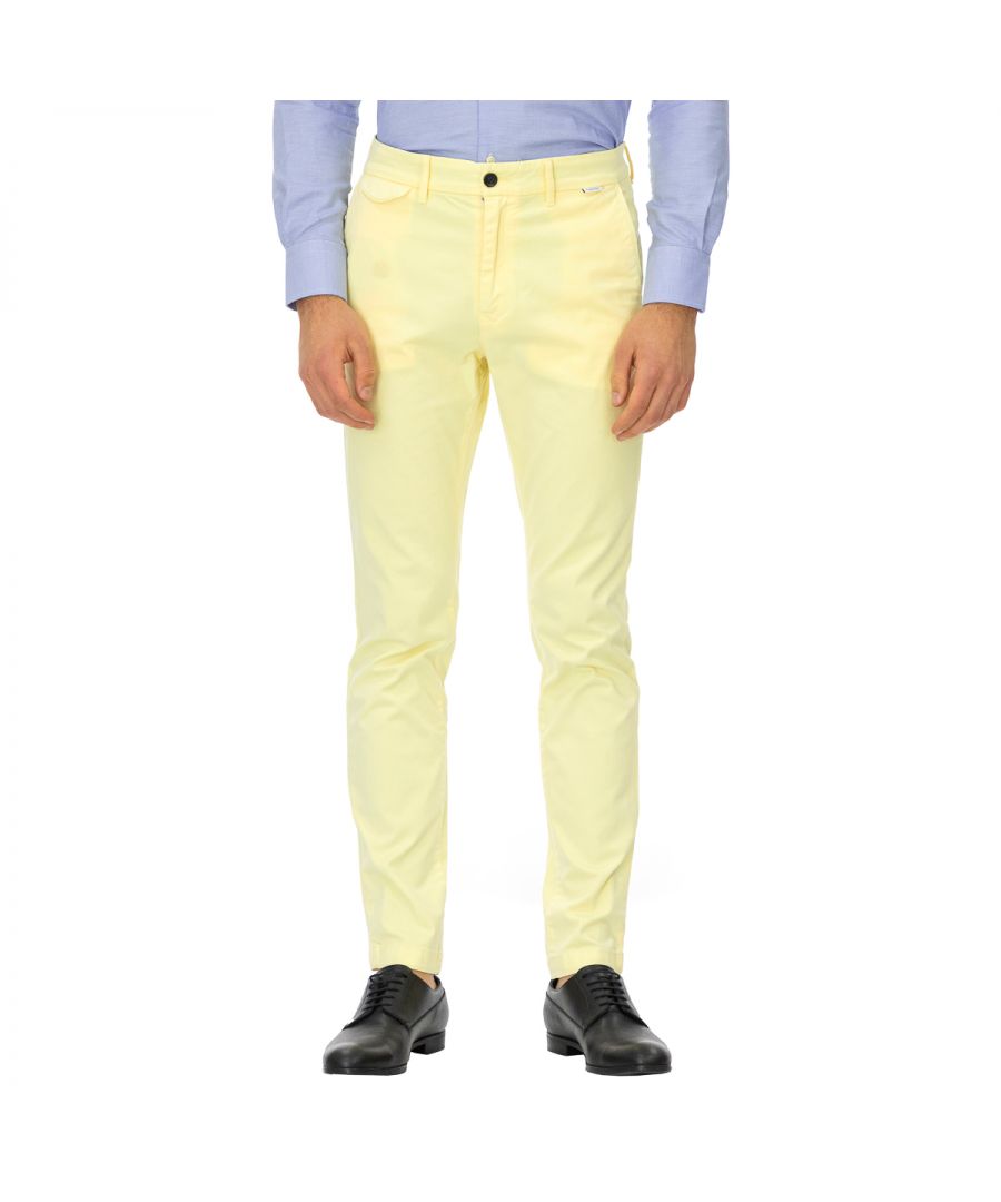 Image for Calvin Klein Men Pants  Ankle length  Yellow