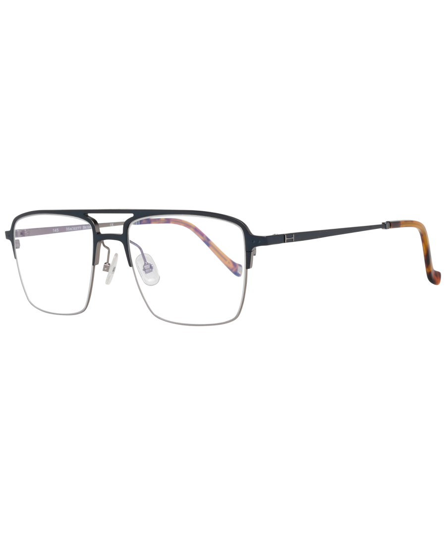 Hackett Bespoke Optical Frame HEB243 689 54 Men\nFrame color: Blue\nSize: 54-18-145\nLenses width: 54\nBridge length: 18\nTemple length: 145\nShipment includes: Case, Cleaning cloth\nExtra: No extra