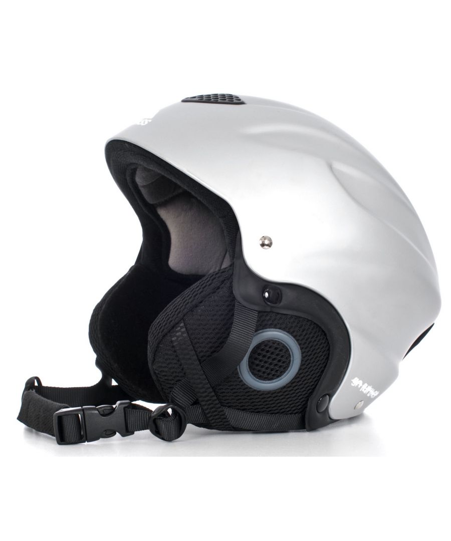 Sneeuwsporthelm. Grootte: 48-52cm. Hoge densiteit ABS lichtgewicht shell. EPS-kernschuim. Veiligheidsnormen - CE EN1077. Precisie, verstelbare pasvorm. Oorbeschermers zijn afneembaar. Brilclip om uw bril op zijn plaats te houden.
