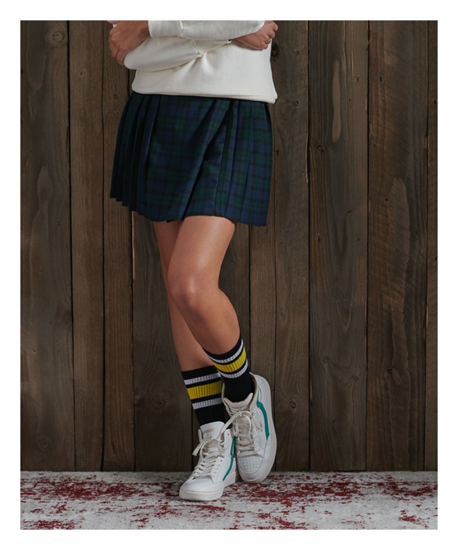 Image for Superdry Molly Check Mini Skirt