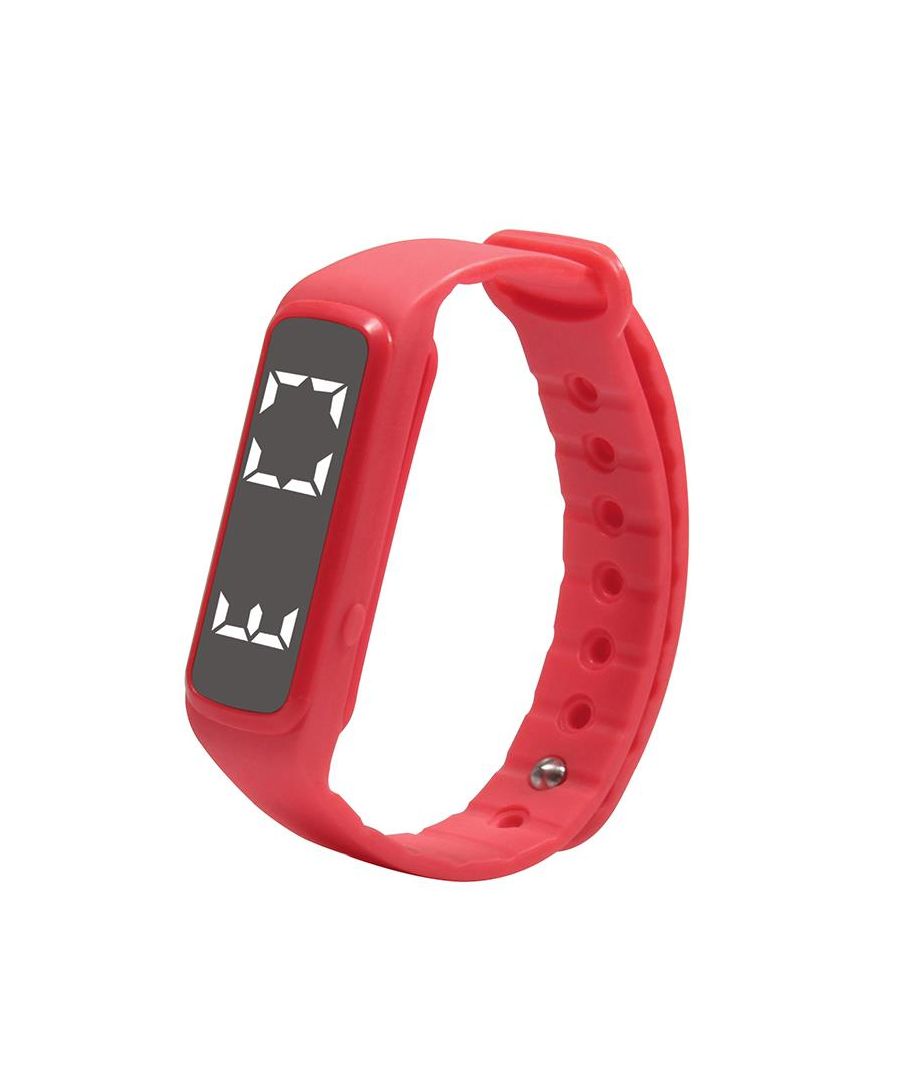 Image for Aquarius AQ 114 Teen Fitness Activity 3D Pedometer LED Tracker Red