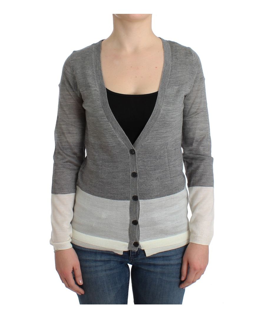 Image for Costume National Gray lightweight cardigan