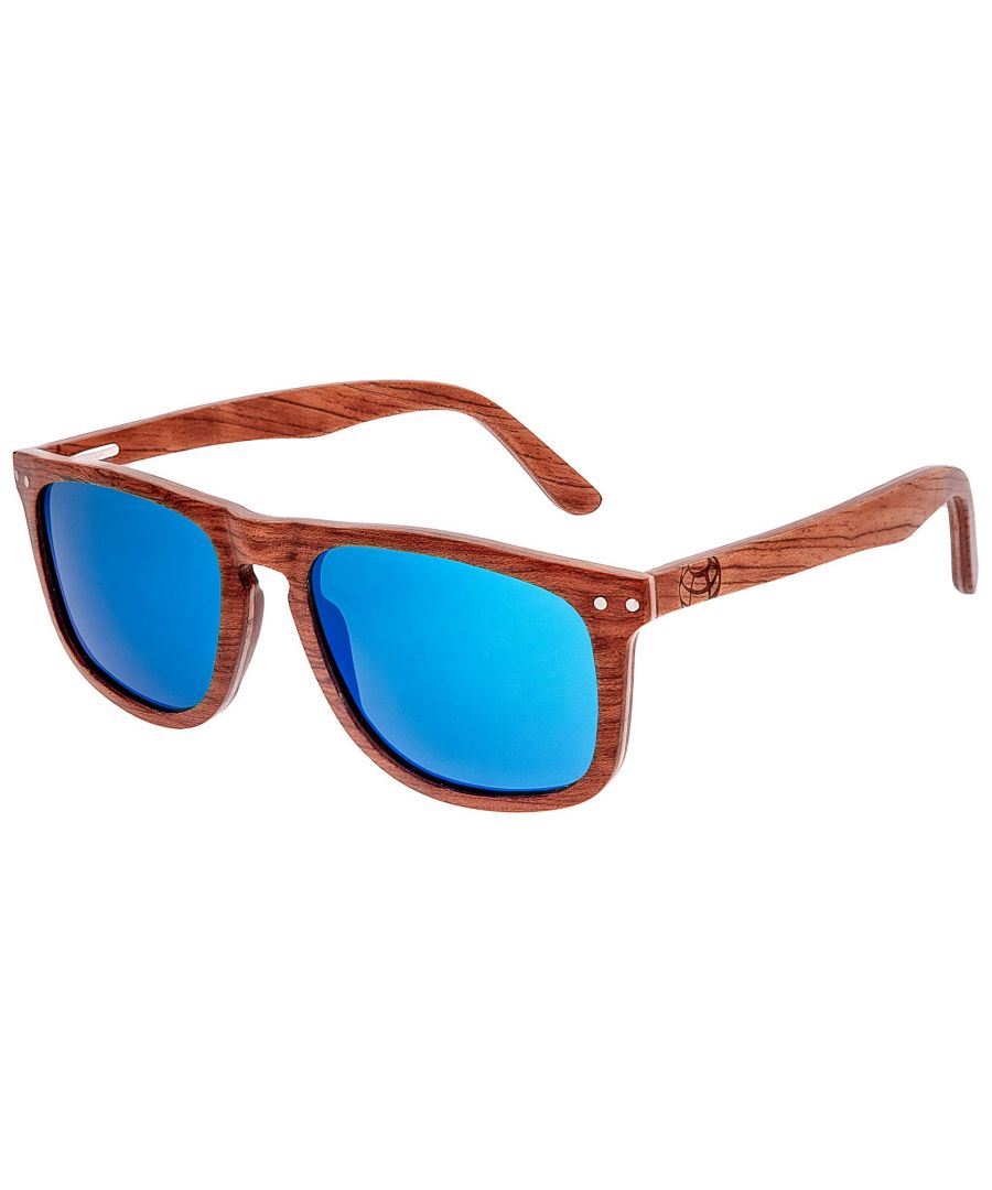 Unique Hand-Crafted Wood Frame; the actual color may differ due to the grain.; Anti-Scratch and Anti-Fog Multi-Layer TAC Polarized Lenses; eliminates 100% of UVA/UVB light.; Eco-Friendly Sustainable Wood Arms; Spring-Loaded Stainless Steel Hinges; Natural Wood Product is Recyclable Biodegradable Non-Toxic.; 100% FDA Approved; Moisture and Water Resistant;