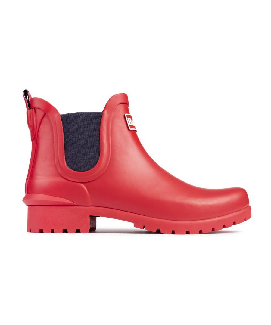 Keep Your Feet Dry And Warm With These Wow Red Barbour Wellies. Crafted From High Quality Rubber, With Black Gussets These Boots Feature The Famous Branding, Tartan Print, Approx 2cm Heel, Textile Lining And Padded Sock For Added Comfort.