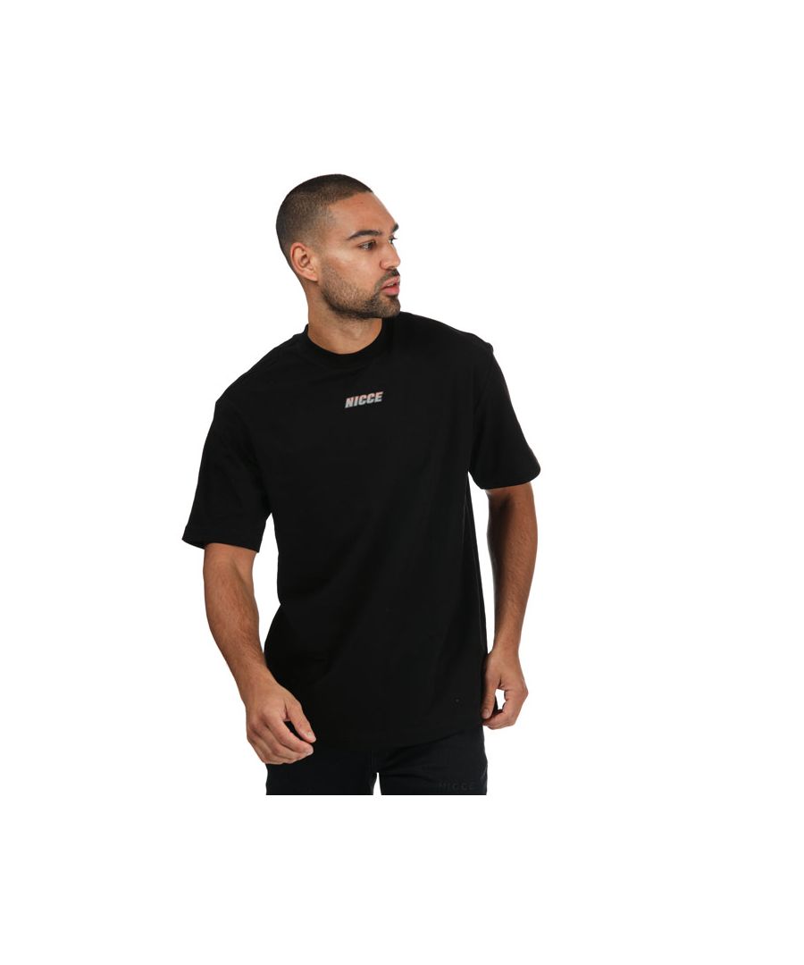 Zwart NICCE Type 3-21-T-shirt voor heren