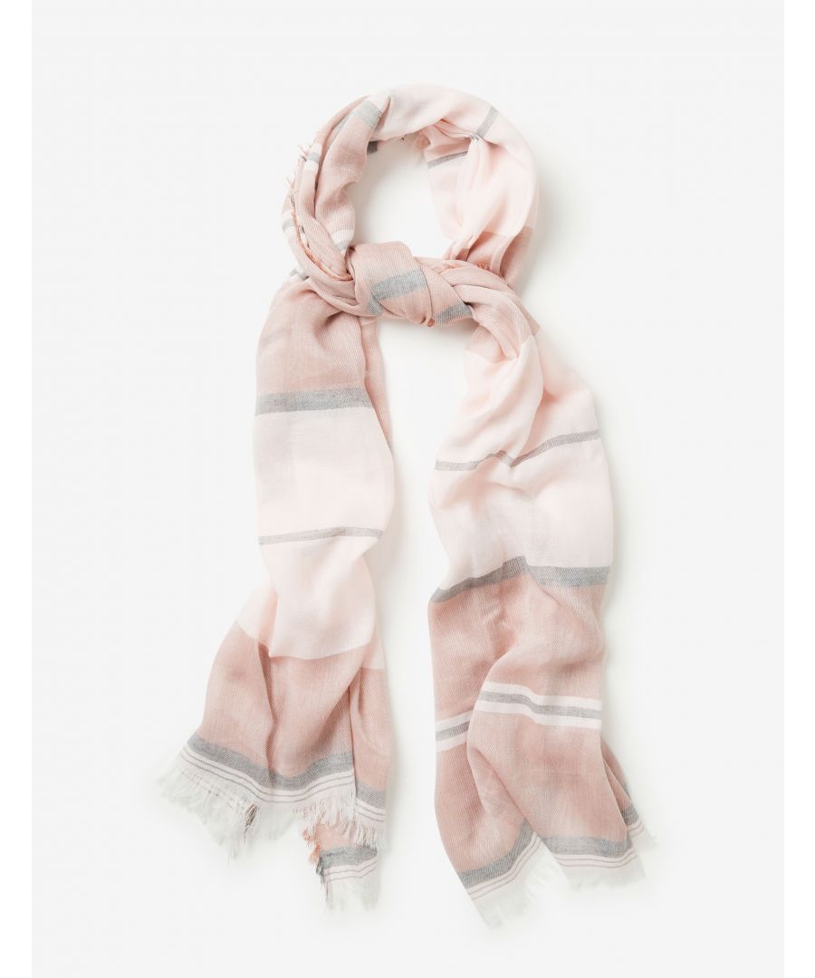 Autograph Pink Check  ScarfMaterial:  50% Viscose / 50% Cotton