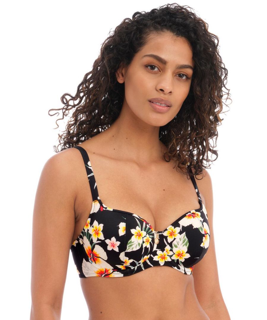 Freya Womens 202703 Havana Sunrise Sweetheart Bikini Top - Multicolour Elastane - Size 32D