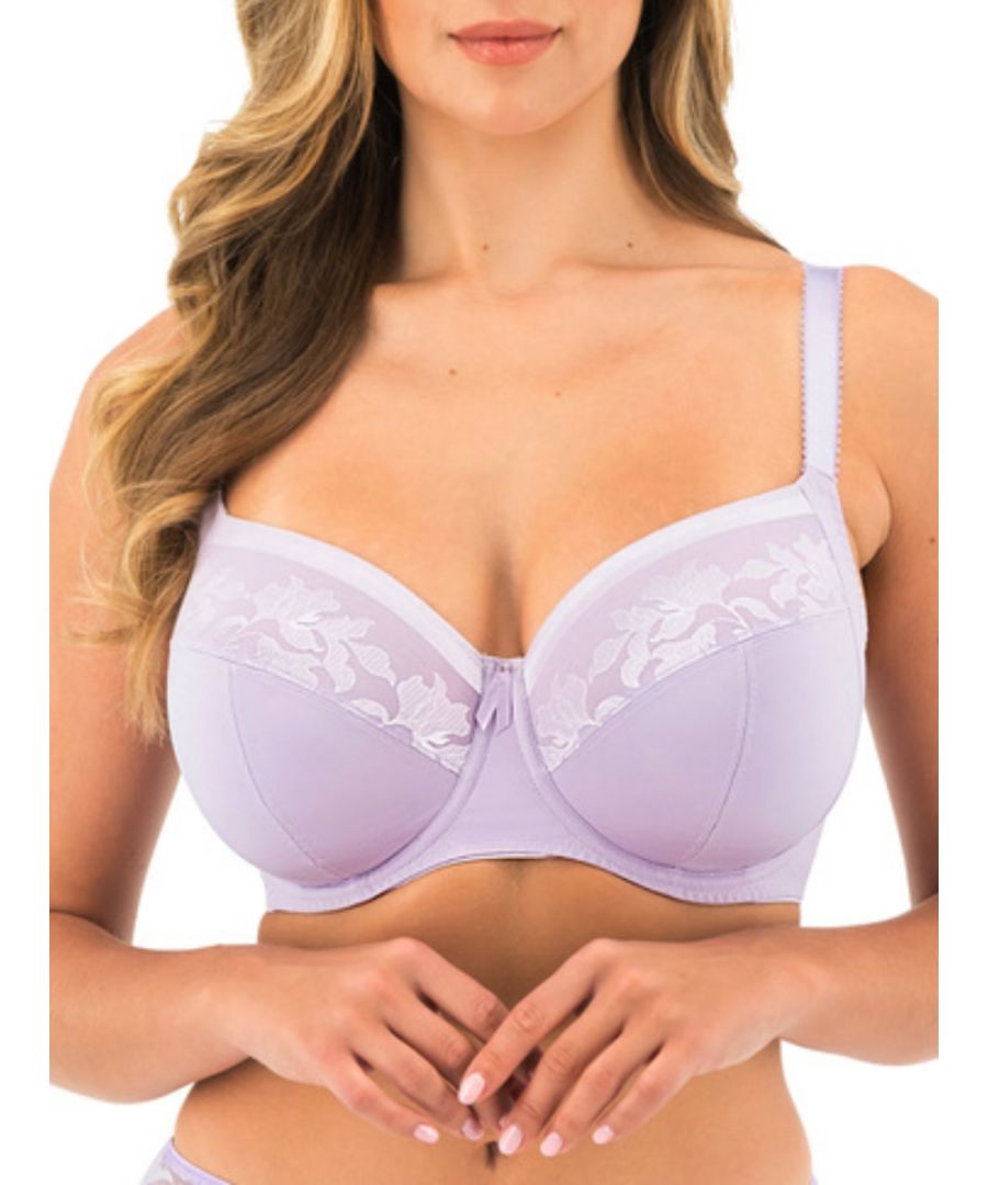 Fantasie Womens Illusion Bra - Purple Polyamide - Size 36GG