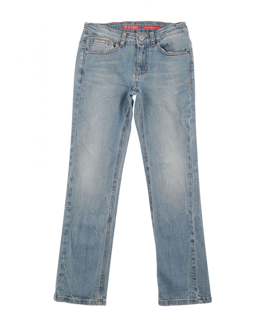 denim, faded, no appliqués, solid colour, medium wash, mid rise, front closure, button, zip, multipockets, wash at 30° c, dry cleanable, iron at 110° c max, do not bleach, tumble dryable, stretch, straight-leg pants
