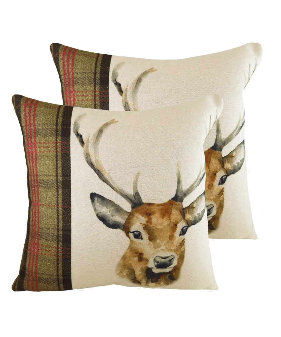 Image for Hunter Stag Cushions (Twin Pack)