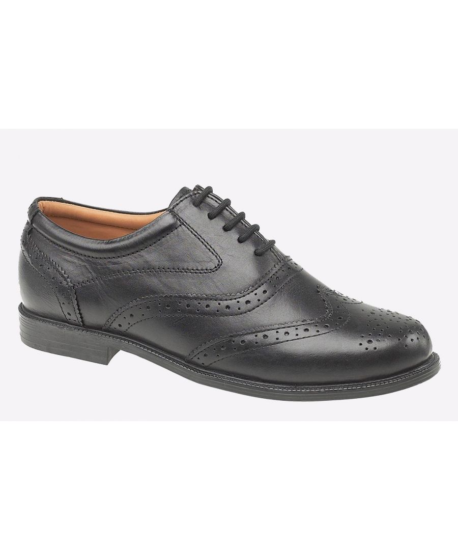 Amblers Safety Liverpool Leather Mens - Black - Size UK 7