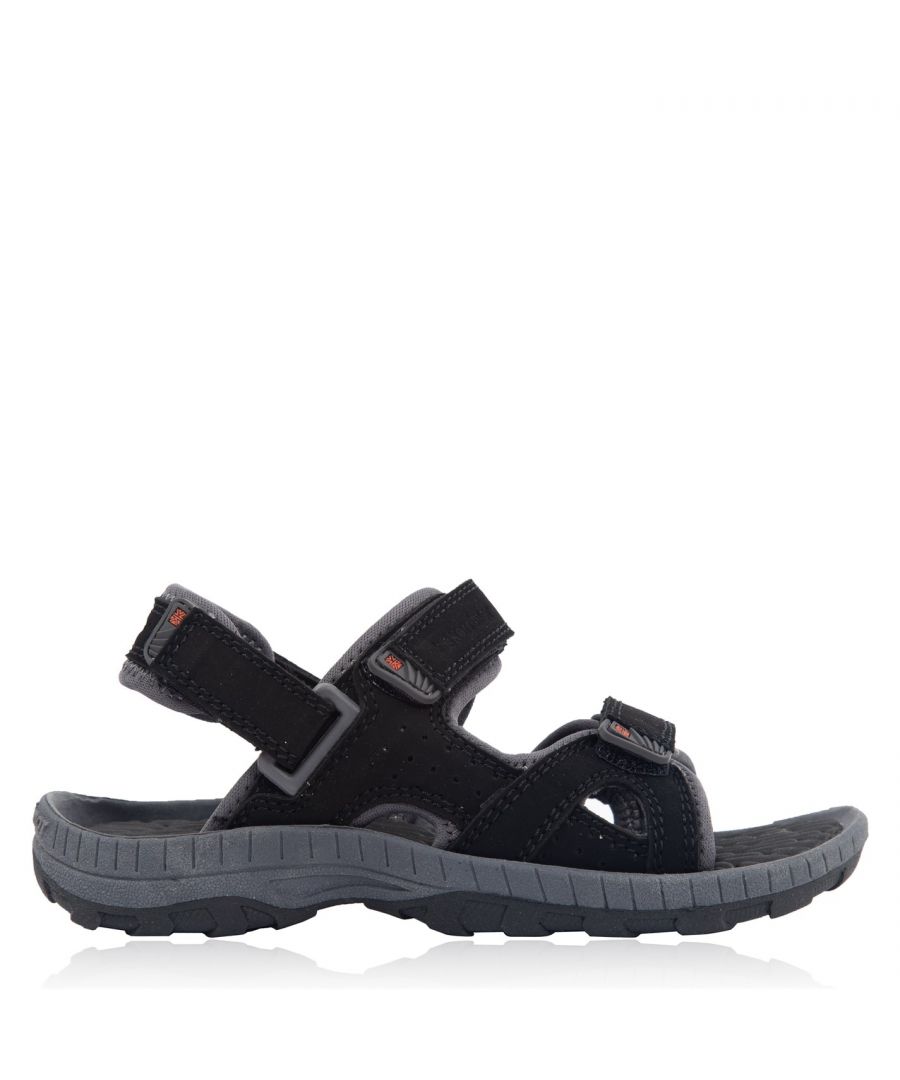 Karrimor Antibes Children's Sandals The Karrimor Antibes Sandals feature three hook and loop fasteners for a fully customisable fit, complete with an ergonomically shaped footbed for support and comfort. > Kids sandals > 3 hook and loop fasteners > Ergonomically shaped footbed > Rubberised outsole > Moulded grip pattern